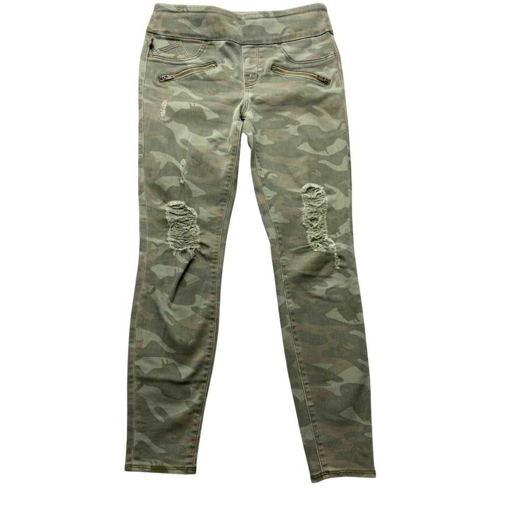 Rock & Republic Womens 12 33x28 Green Camo High Rise Fever Jegging R011826